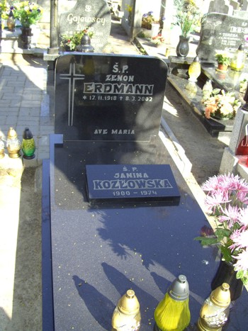 SZUBIN - MOGIŁA ZENONA ERDMANNA, Cmentarz parafialny, ul. Nakielska SZUBIN - MOGIŁA ZENONA ERDMANNA, Cmentarz parafialny, ul. Nakielska
